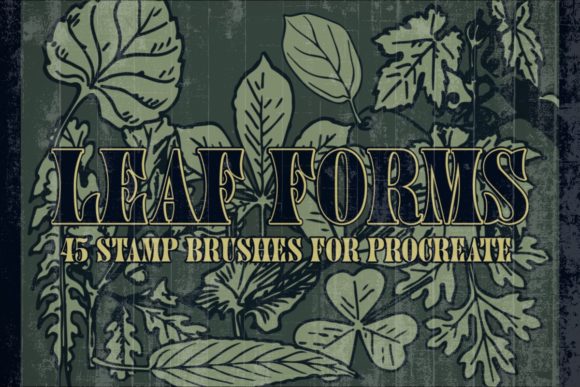 45 Leaf Form Stamp Brushes for Procreate: A Practical Guide for Digital Artists