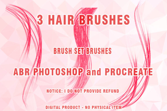Elevate Digital Art with Procreate & Photoshop Hair Brushes