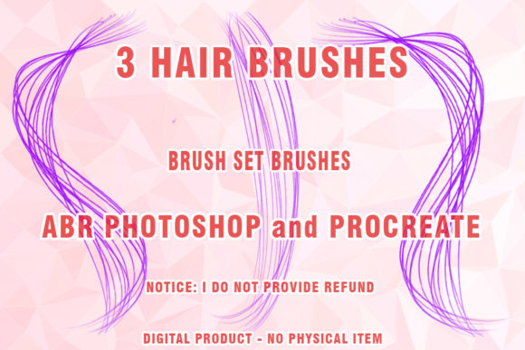 Elevate Digital Hair Art with Procreate & Photoshop Brushes