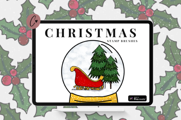 Elevate Holiday Designs with Procreate Stamps