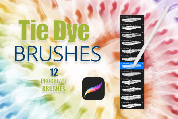 Evaluating Procreate Realistic Tie Dye Brushes Vol2 for Digital Design