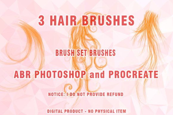 Hair Brushes Procreate and Photoshop 18: Elevating Digital Portraiture with Precision Tools