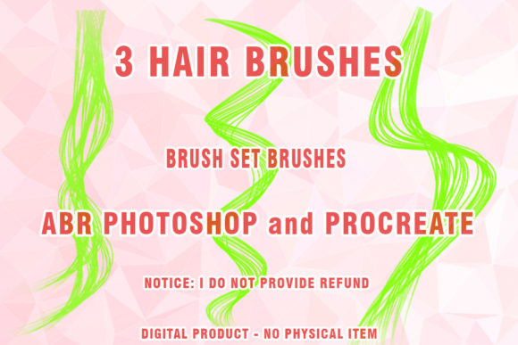 Hair Brushes Procreate and Photoshop 27: A Practical Review for Digital Artists