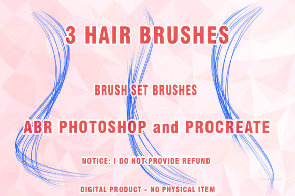 Hair Brushes Procreate and Photoshop 30: A Practical Guide to Digital Hair Creation
