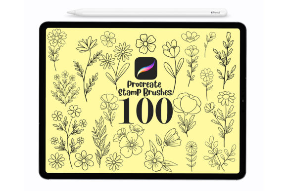 Master Botanical Art with 100 Procreate Brushes