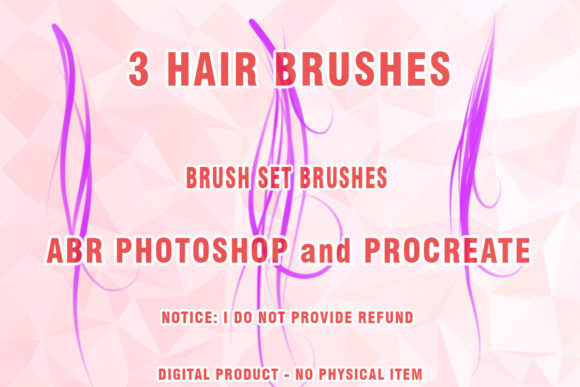 Mastering Digital Hair with Procreate and Photoshop 22 Brushes