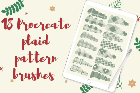 Mastering Plaid Patterns with 18 Procreate Brushes