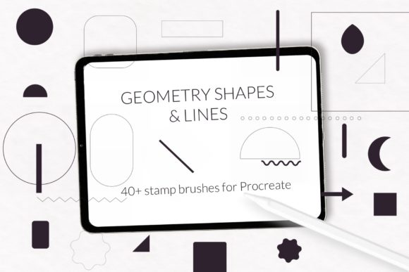 Mastering Precision: A Guide to Procreate Geometry Shapes Stamp Brushes