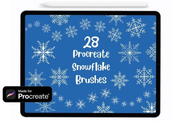 Procreate Snowflake Brushes: Elevating Winter Digital Art with Precision and Ease