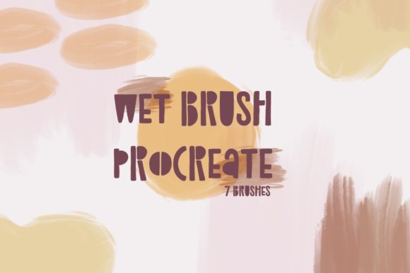 Wet Brushes Strokes: Procreate Guide
